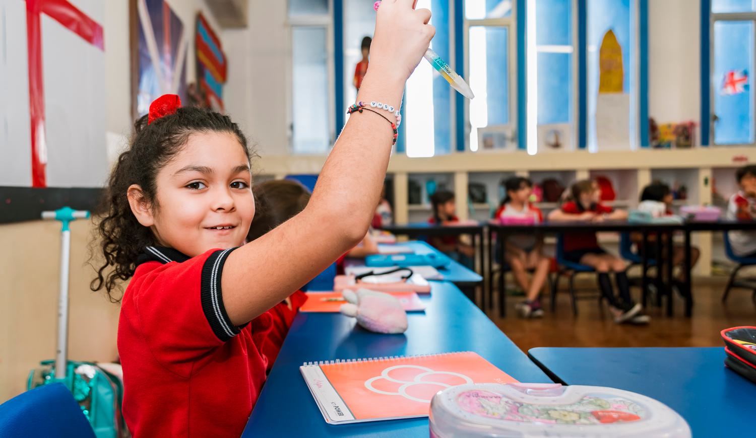 Engaged Student in Classroom